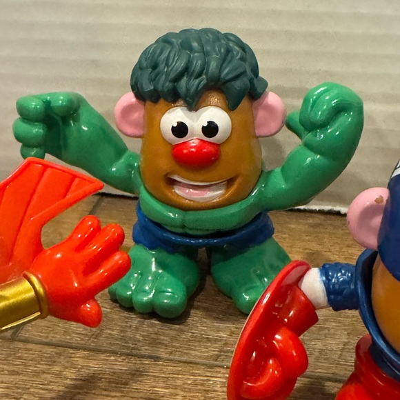 Collection of 6 Hasbro Mr. Potato Head Mixable Mashable Marvel Heroes Figurines - Picture 6 of 10